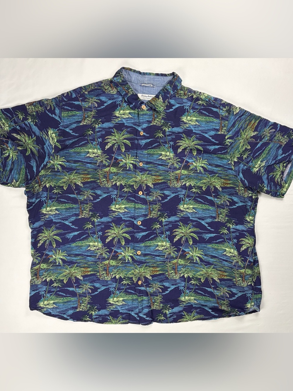Tommy Bahama Veracruz Cay 3XLB Tropical Palm Hawaiian Shirt